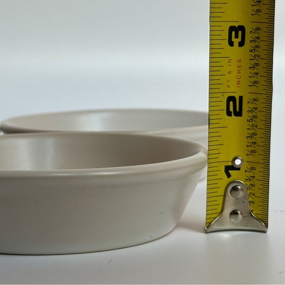 Dudson Evolution England Matte Pearl Stoneware Olive / Tapas Dish Set of 4 - Picture 7 of 8